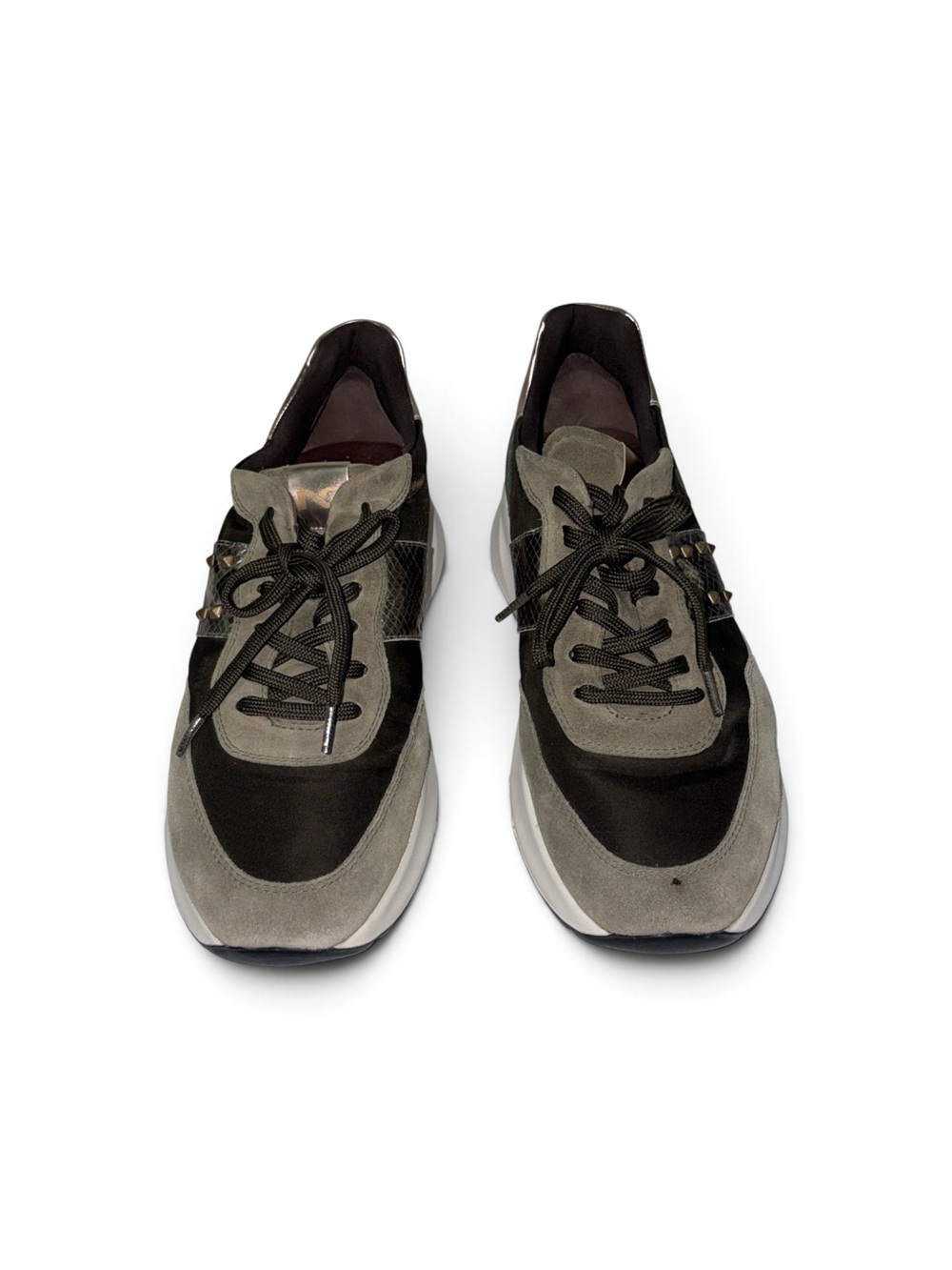 NeroGiardini Women’s Glendale Kaki Platform Sneakers Size 39 (8.5 to 9 US size)